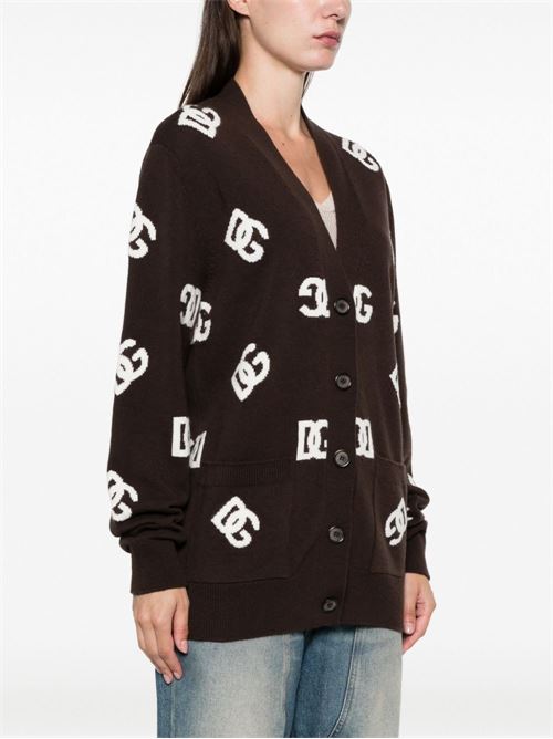 Cardigan con logo DOLCE & GABBANA | FXM24TJCVO8S9001